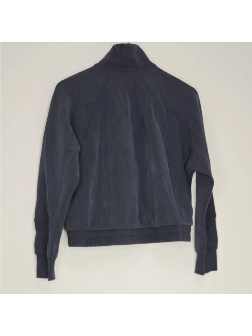 Lululemon Brushed Softstreme Funnel-Neck Zip Up Black Size 6 Womens - Picture 2 of 8